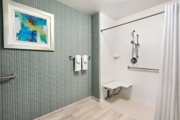 Oda, 2 Çift Kişilik Yatak, Engellilere Uygun, Havuz Manzaralı (Roll-in Shower)