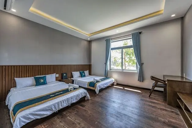 Deluxe Dört Kişilik Oda, Bahçe Manzaralı
