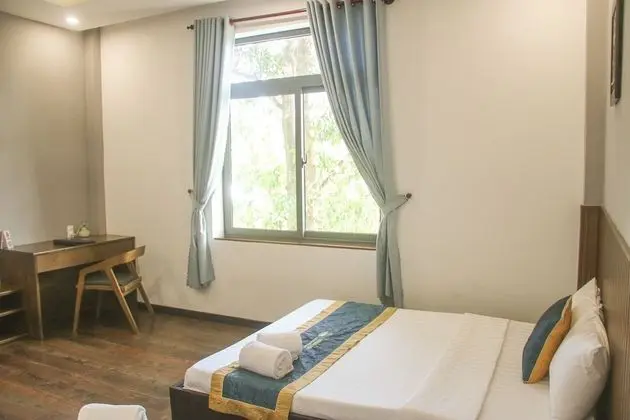 Deluxe Dört Kişilik Oda, Bahçe Manzaralı