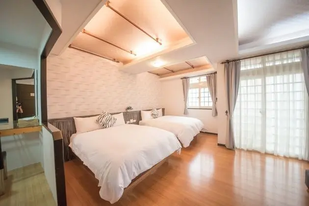 Design İki Ayrı Yataklı Oda, 2 Çift Kişilik Yatak