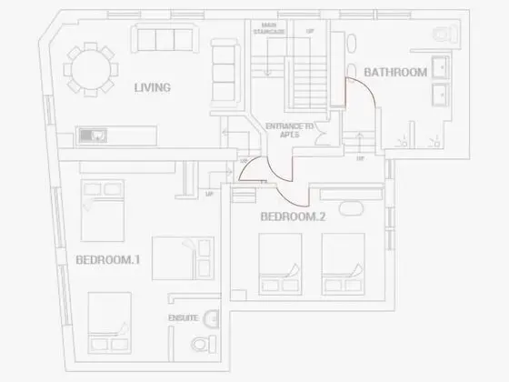 Apart Daire, Özel Banyo (The Loft Penthoose)