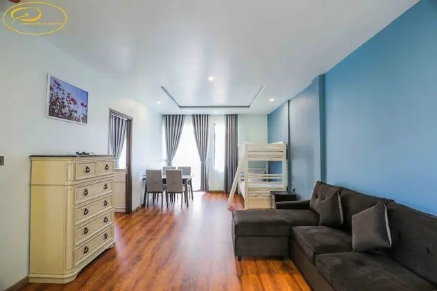 Stüdyo, Balkon, Bahçe Manzaralı (Studio Suite Super King and Bunk Bed)