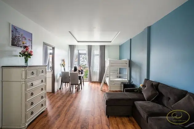 Stüdyo, Balkon, Bahçe Manzaralı (Studio Suite Super King and Bunk Bed)