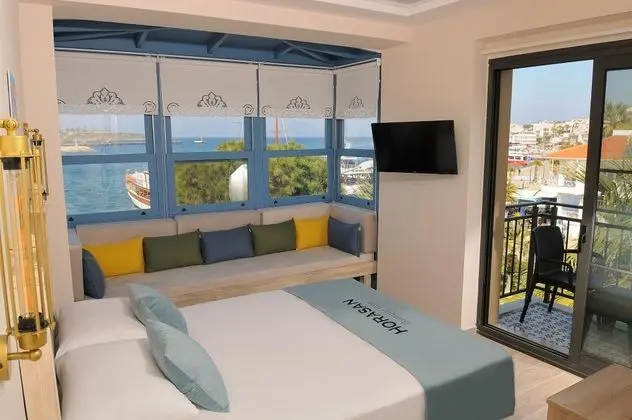Cumbalı Deluxe Oda, Deniz Manzaralı, Balkonlu