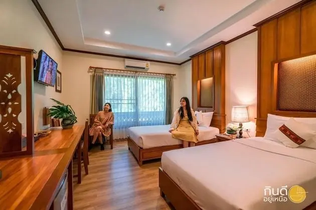 Standard Tek Büyük veya İki Ayrı Yataklı Oda, Bahçe Manzaralı