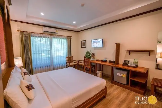 Standard Tek Büyük veya İki Ayrı Yataklı Oda, Bahçe Manzaralı