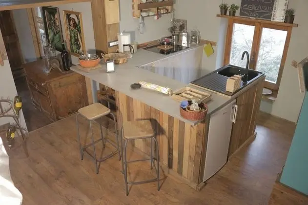 Comfort Süit, Mutfak, Dağ Manzaralı (cervo)