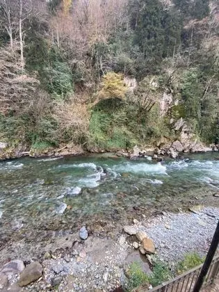 Superior Oda Türk Hamamlı, Nehir Manzaralı, Şömineli ve Jakuzili