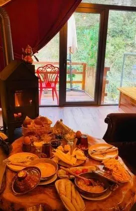 Türk Hamamlı Suite, Nehir Manzaralı, Şömineli ve Jakuzili