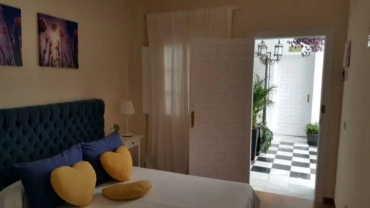 Habitación con cama doble, baño privado