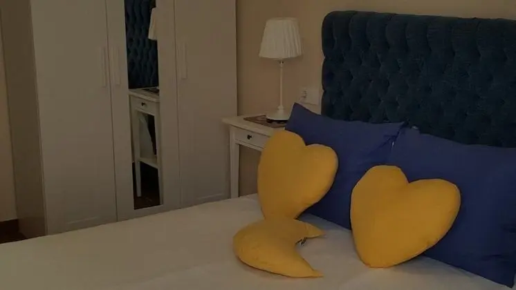 Habitación con cama doble, baño privado