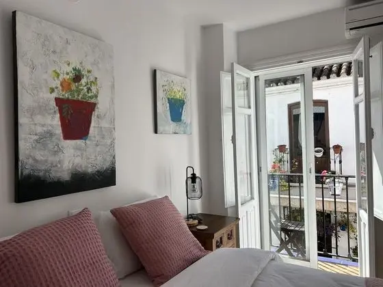Deluxe Tek Büyük Yataklı Oda, Özel Banyo, Şehir Manzaralı (Habitación 4)