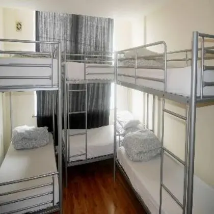 Bed in dormitory