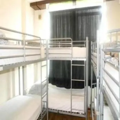 Bed in dormitory