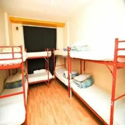 Bed in dormitory