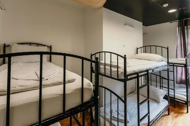 Bed in a 6-bed dormitory (Gavrilo Princip)