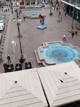 City Tek Büyük Yataklı Oda, Ortak Banyo, Şehir Manzaralı