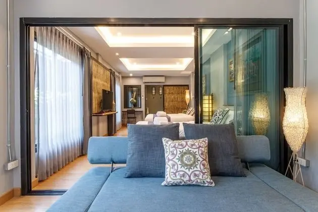 Deluxe Üç Kişilik Oda, Bahçe Manzaralı