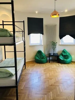Dört Kişilik Oda, Karma Ranzalı Oda, Ortak Banyo (Green)