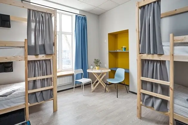 Economy Ortak Ranzalı Oda, Karma Ranzalı Oda (Bed in 6-Bed Mixed Dormitory) (Blue)