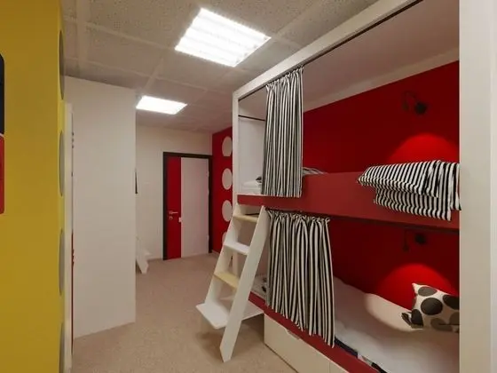 Ortak Ranzalı Oda, Karma Ranzalı Oda (4 beds)