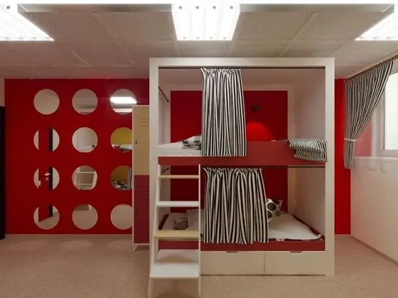 Ortak Ranzalı Oda, Karma Ranzalı Oda (4 beds)