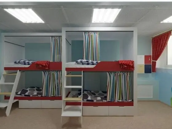 Ortak Ranzalı Oda, Karma Ranzalı Oda (4 beds)