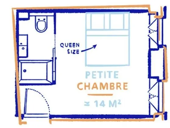 Comfort Oda, 1 Büyük (Queen) Boy Yatak