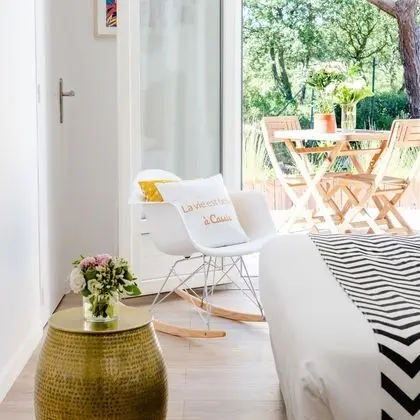 Deluxe Tek Büyük Yataklı Oda, Teras (CONFORT TERRASSE 2 Pers)