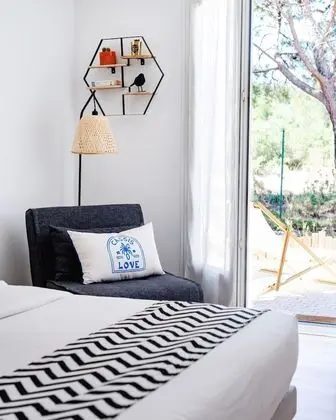 Üç Kişilik Oda, Teras, Bahçe Manzaralı (CONFORT TERRASSE 3 pers)