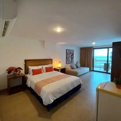 Deluxe Oda, 1 Büyük (Queen) Boy Yatak ve Çekyat, Okyanus Manzaralı