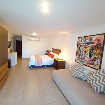 Deluxe Oda, 1 Büyük (Queen) Boy Yatak ve Çekyat, Okyanus Manzaralı