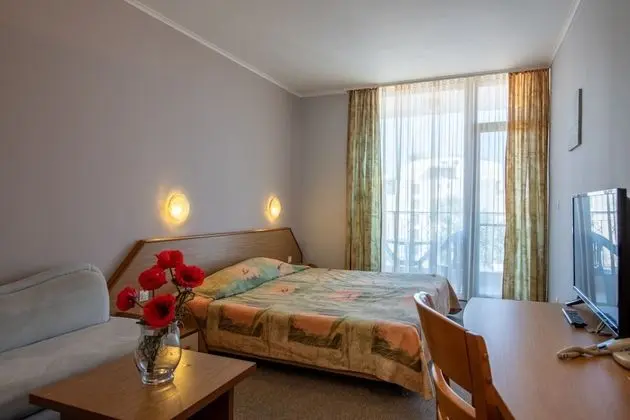 Büyük Yataklı Tek Kişilik Oda, Balkon, Park Manzaralı