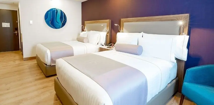 Deluxe Oda, 2 Büyük (Queen) Boy Yatak, Balkon, Şehir Manzaralı