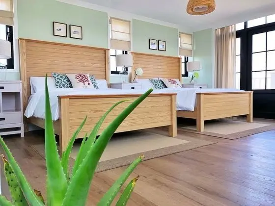 Premium Dört Kişilik Oda, 2 Çift Kişilik Yatak, Balkon, Denize Sıfır