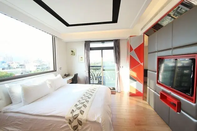 Design Tek Büyük Yataklı Oda, 1 En Büyük (King) Boy Yatak, Balkon, Dağ Manzaralı