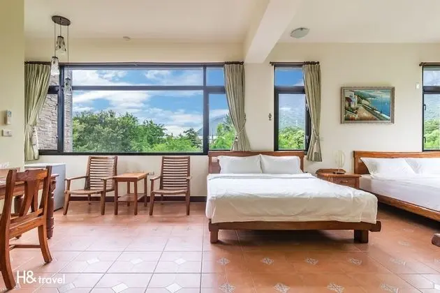 Dört Kişilik Oda, 2 Çift Kişilik Yatak, Balkon, Dağ Manzaralı