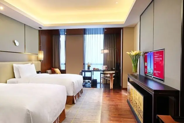 Premium Oda, 2 Çift Kişilik Yatak, Business Dinlenme Salonu Kullanımı (High Floor)