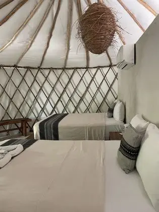 Çadır, 2 Çift Kişilik Yatak, Bahçe Manzaralı