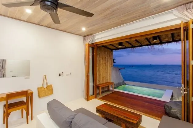 Deluxe Villa, 1 Yatak Odası, Deniz Manzaralı, Okyanusa Sıfır