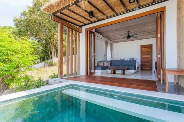 Deluxe Villa, 1 Yatak Odası, Kişiye Özel Havuzlu, Deniz Manzaralı