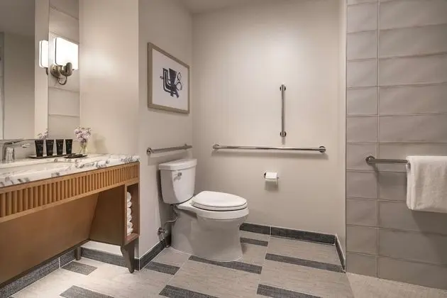 Oda, 1 En Büyük (King) Boy Yatak, Engellilere Uygun (Shower)