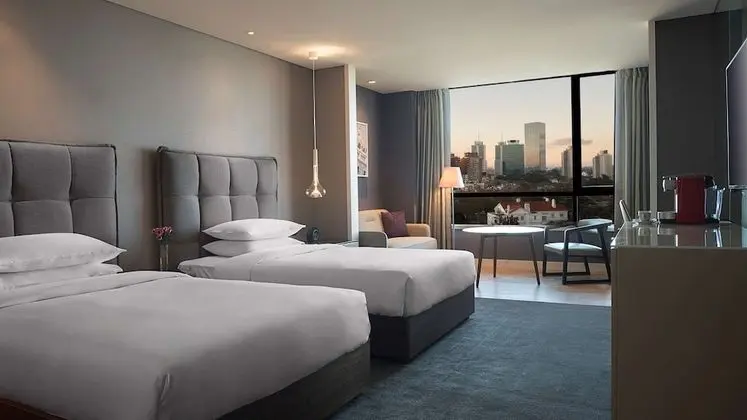 Oda, 2 Tek Kişilik Yatak, Şehir Manzaralı (High Floor)