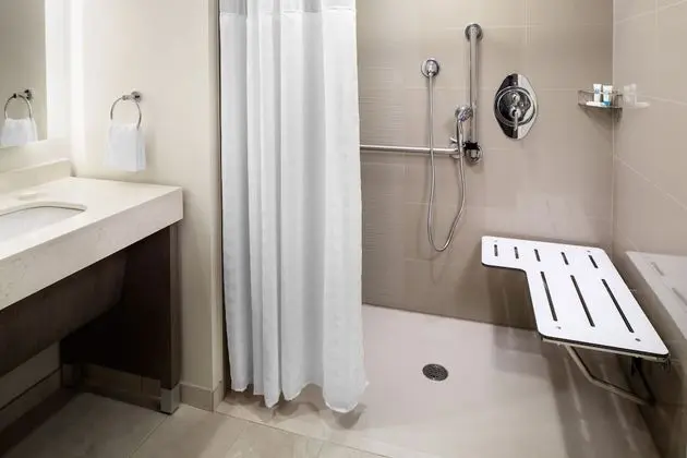 Oda, 1 En Büyük (King) Boy Yatak, Engellilere Uygun (Den, Roll-In Shower)