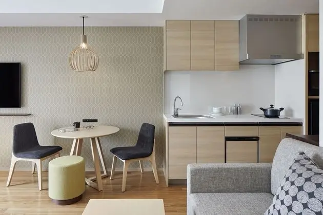 Stüdyo, Mutfak (2 Twin Beds and 1 Sofa Bed)