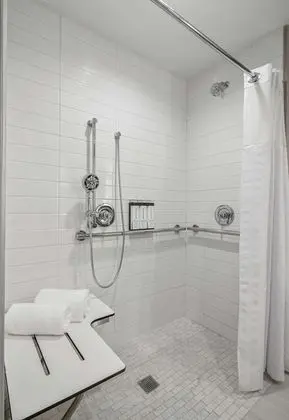 Oda, Engellilere Uygun (2 Queen with Sofabed, Roll-in Shower)