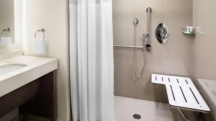 Oda, 1 En Büyük (King) Boy Yatak ve Çekyat, Engellilere Uygun (Roll-In Shower)