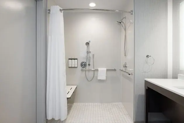 Oda, Engellilere Uygun (2 Queen Bed & Sofabed, Roll-in Shower)