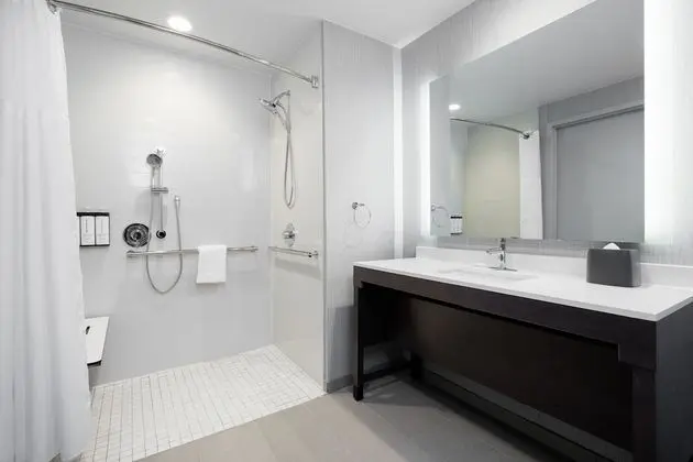 Oda, Engellilere Uygun (2 Queen Bed & Sofabed, Roll-in Shower)