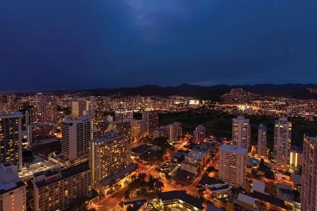 Oda, 2 Büyük (Queen) Boy Yatak (Waikiki View)